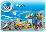 playmobil/playmobil  airplane airport