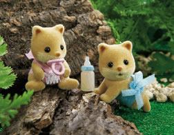  Calico Critters 1529 Slydale Fox Twins