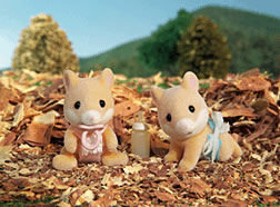  Calico Critters 1533 Hawthorne Hamster Twins