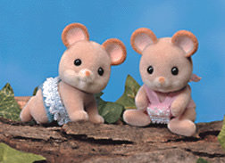  Calico Critters 1636 Norwood Mouse Twins 