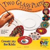 Creativity for kids Two Glass Plates