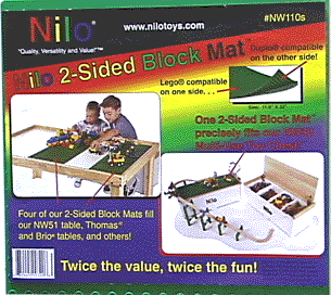 Nilo 2-Sided Lego Block Mat