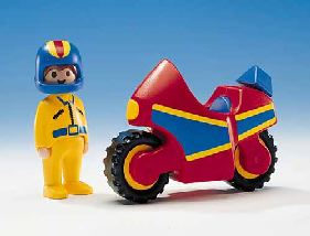 playmobil 123 motorbike